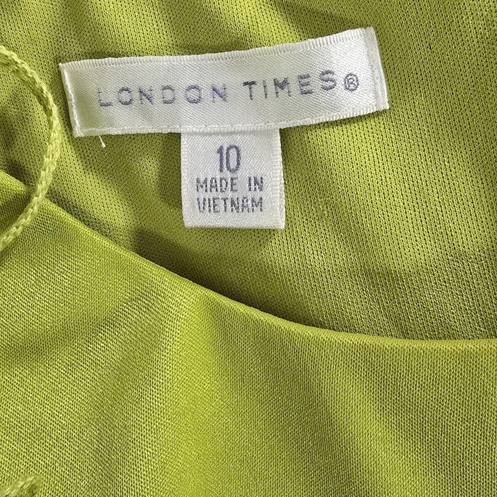 London Times women‎ 10 peplum sheath dress Career Academia preppy cocktail derby - Picture 8 of 8
